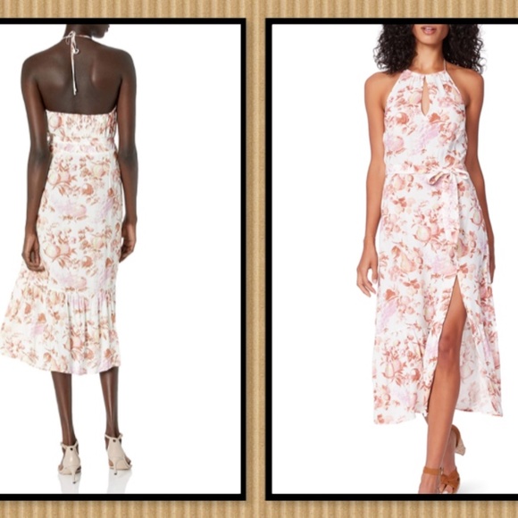 PAIGE Women's Jade Midi Dress, Foxglove Multi(NWT) - Picture 13 of 14